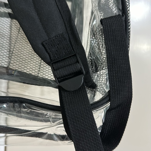 Clear Backpack School bag with multiple pockets 18” H x 12” W x 5” D Unisex - Picture 12 of 15